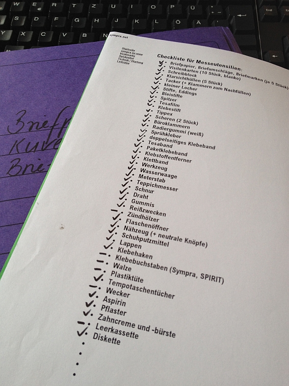 checkliste checkliste