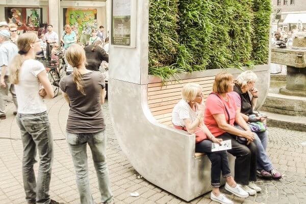 Moos-Wand in Krefeld, Copyright Green City Solutions